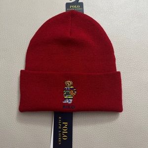 NWT - Polo Ralph Lauren Polo Bear Wool Blended Beanie
